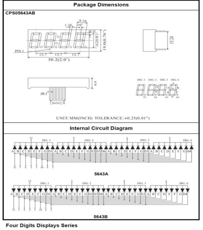 Arduino 16 Four Digital Tubes四位数码管实验 Blog Of Tony Yuan